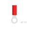 Te Connectivity Ring Terminal, #8 Stud Size, 22 AWG, 300 V, Nylon Insulated, Red 2-31886-2 - alternate 2